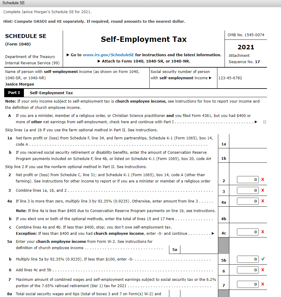 all Information provided, no missing information