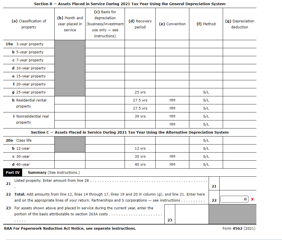all Information provided, no missing information