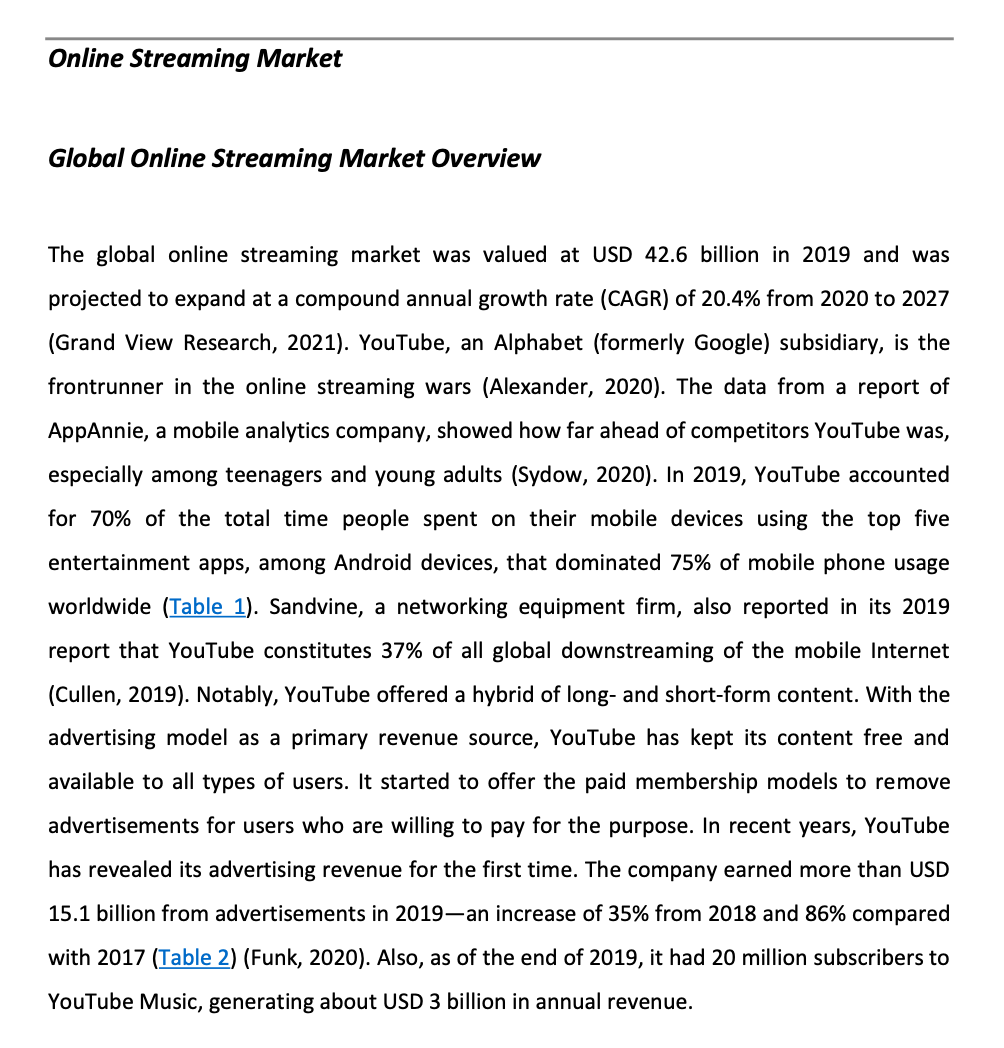 ByteDance: TikTok and Douyin in Online Streaming