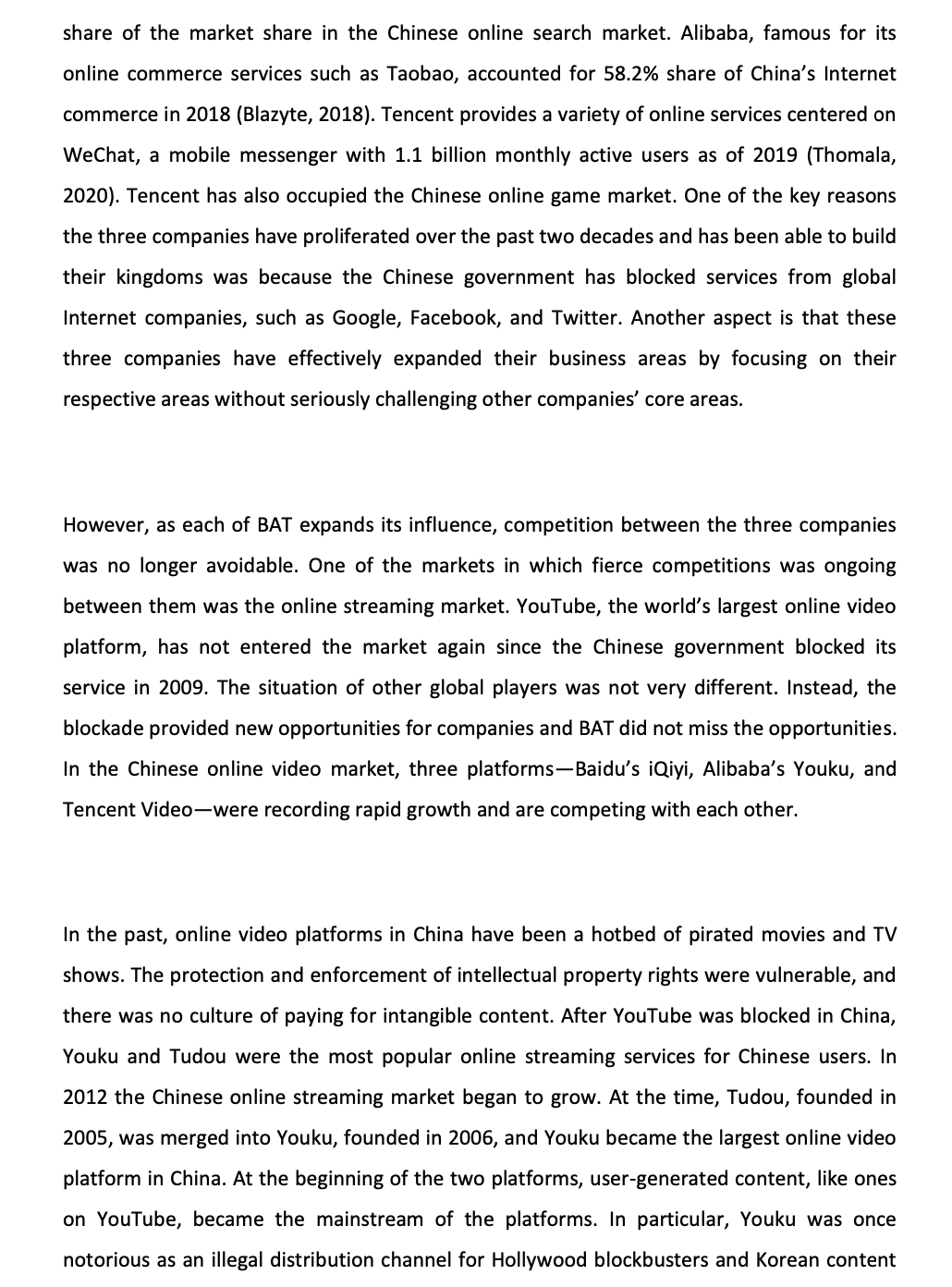 ByteDance: TikTok and Douyin in Online Streaming