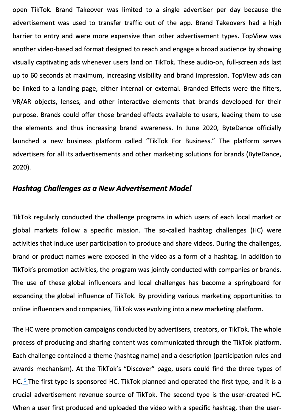 ByteDance: TikTok and Douyin in Online Streaming