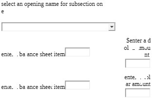 select an opening name for subsection on Senter a
