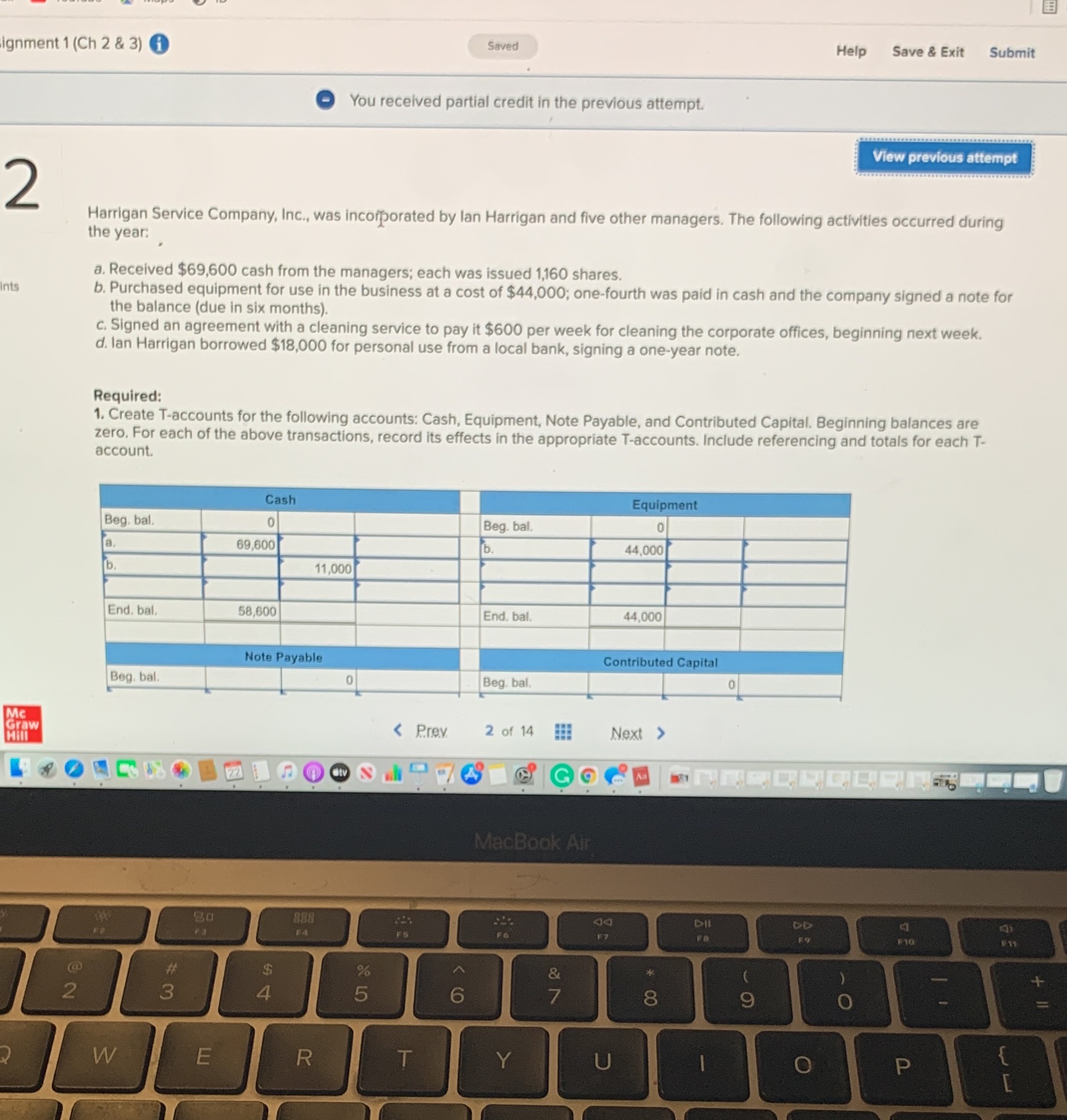 ....... ,- Hwy. V .. .lgnment 1 (Ch 2 & 3] 0 Help