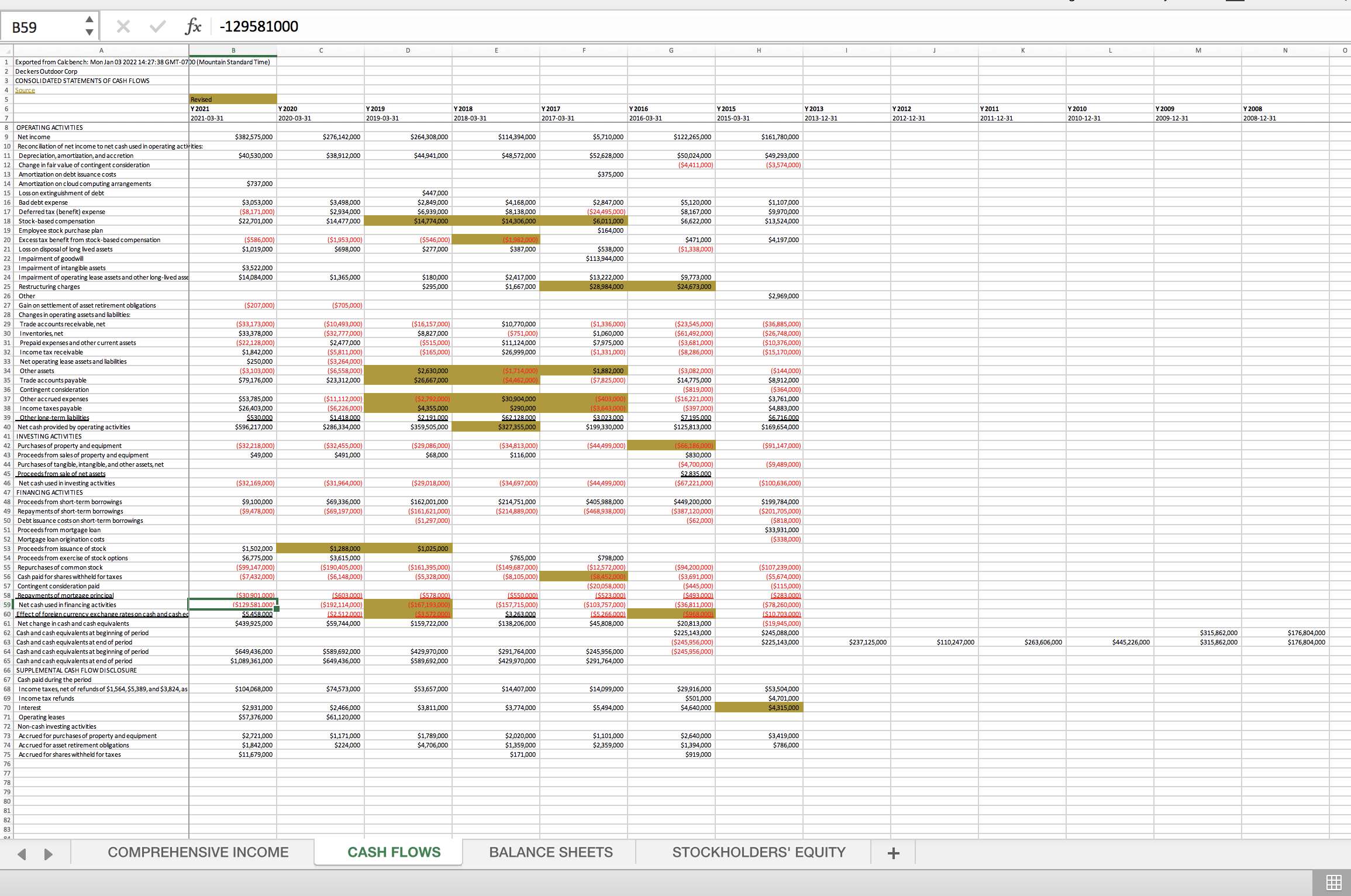 B14 X V fx =B10-B13 A B C D E F G H K 1 Exported