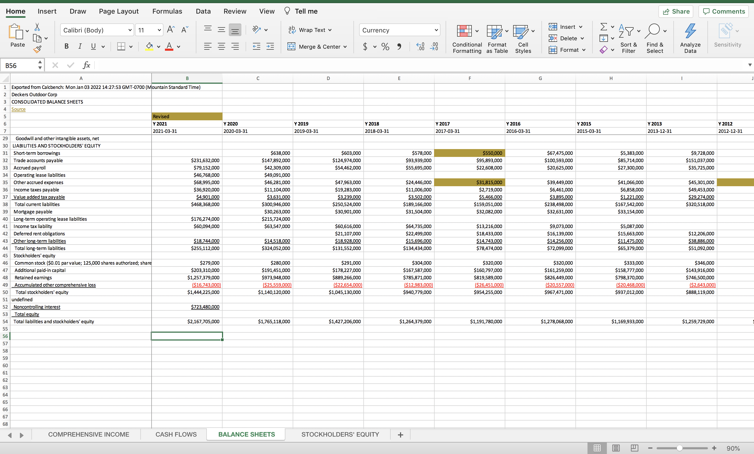 B14 X V fx =B10-B13 A B C D E F G H K 1 Exported