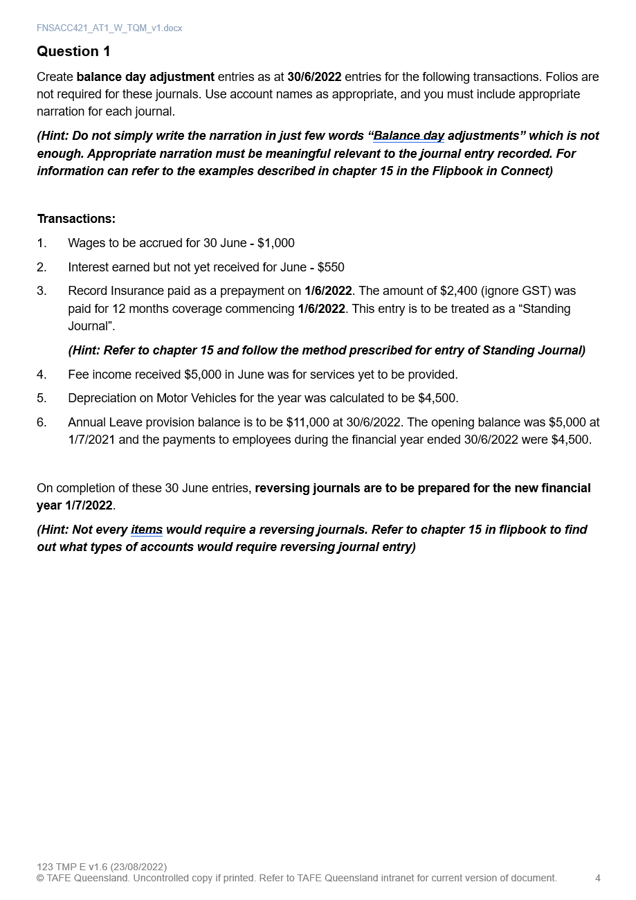 There is no missing information, this will be the