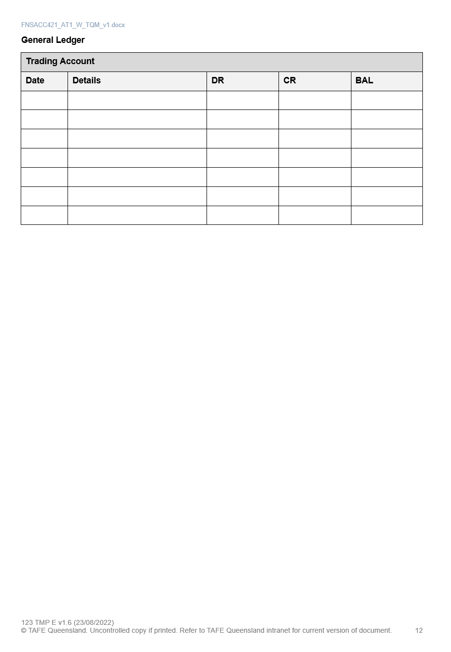 There is no missing information, this will be the