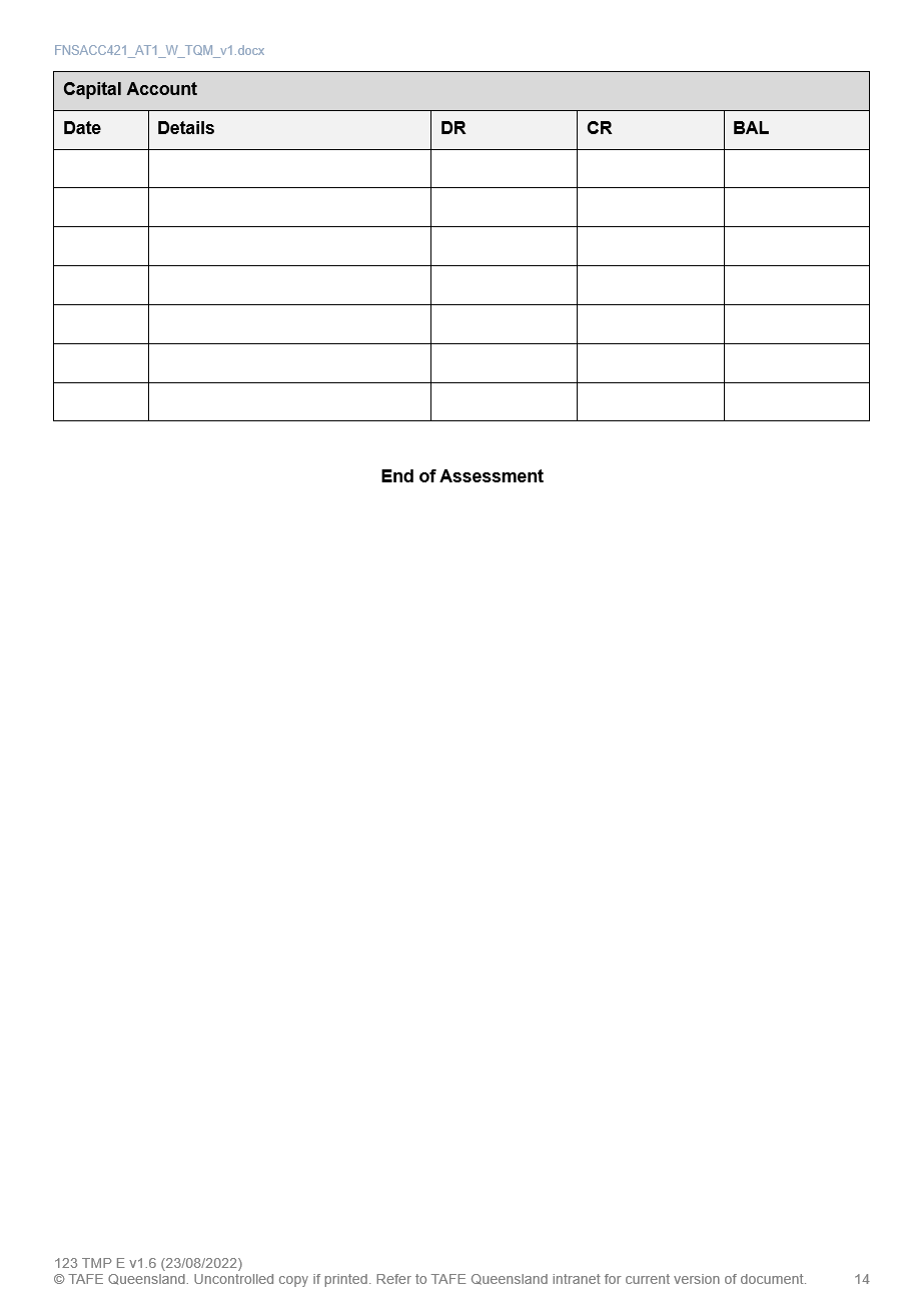 There is no missing information, this will be the