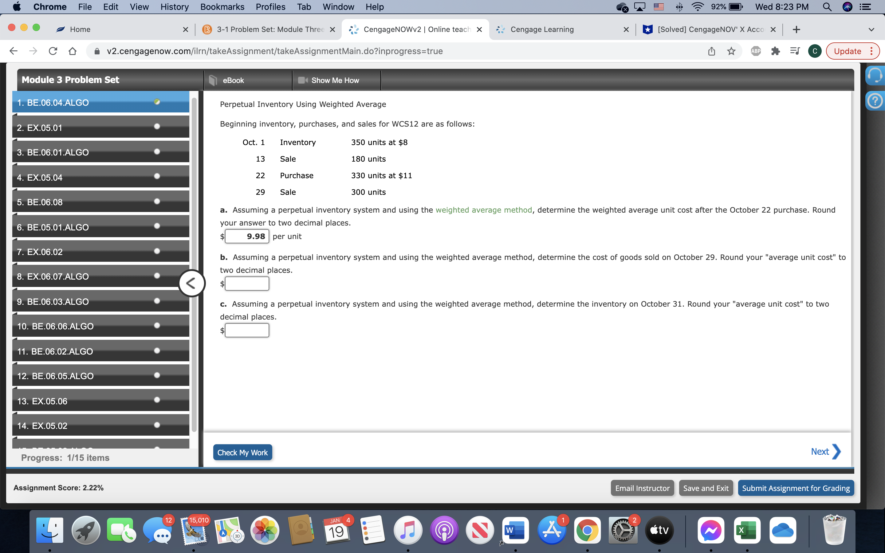 Chrome File Edit View History Bookmarks Profiles