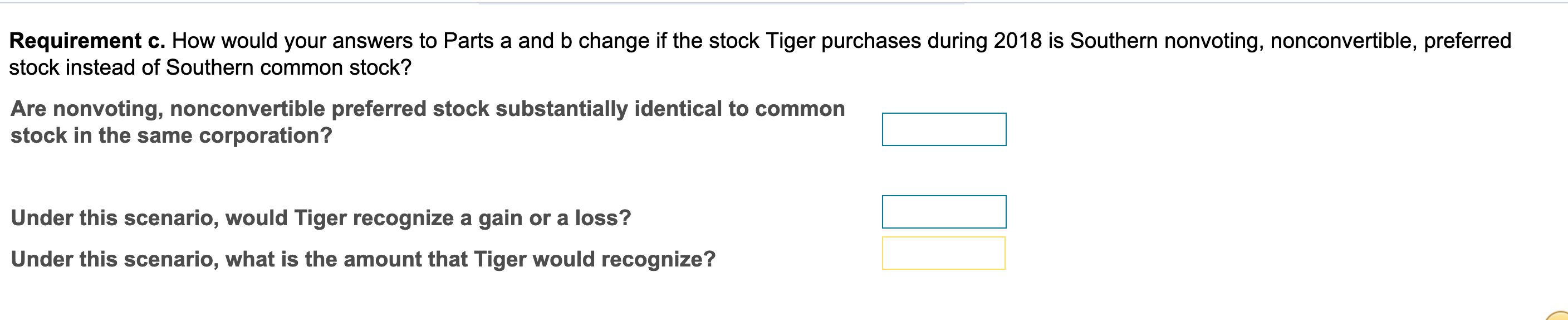 I really need your help Requirement c. How would