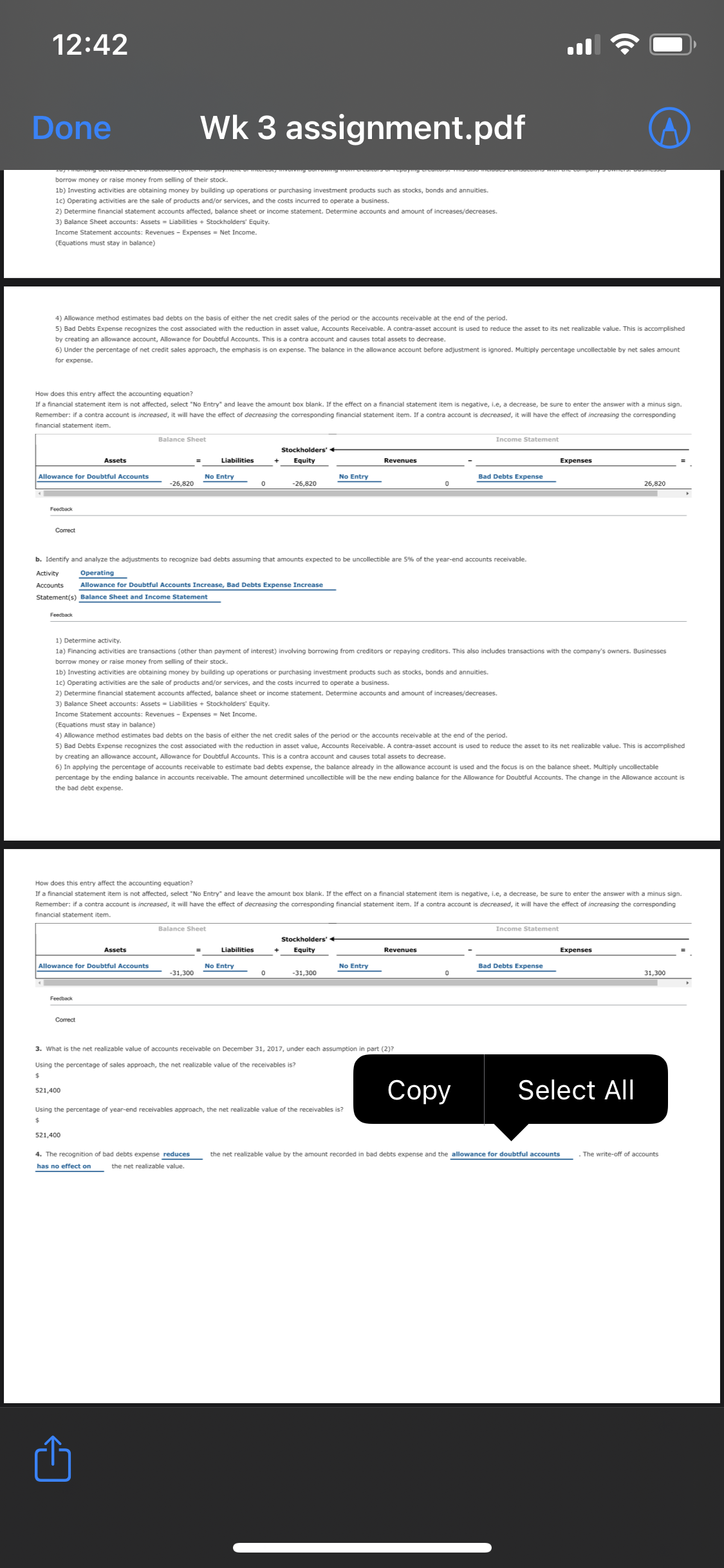 12:42 Done Wk 3 assignment.pdf A borrow money or