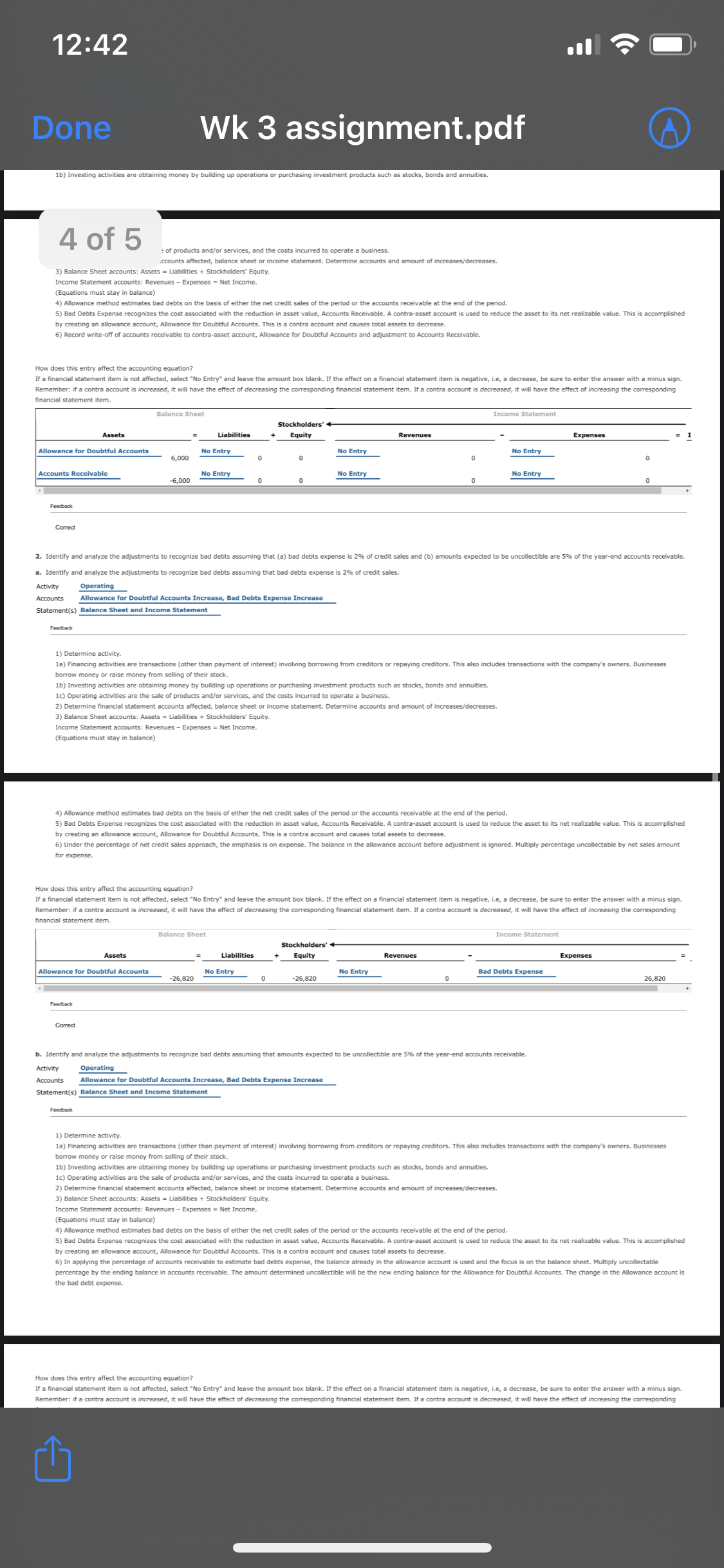 12:42 Done Wk 3 assignment.pdf A borrow money or