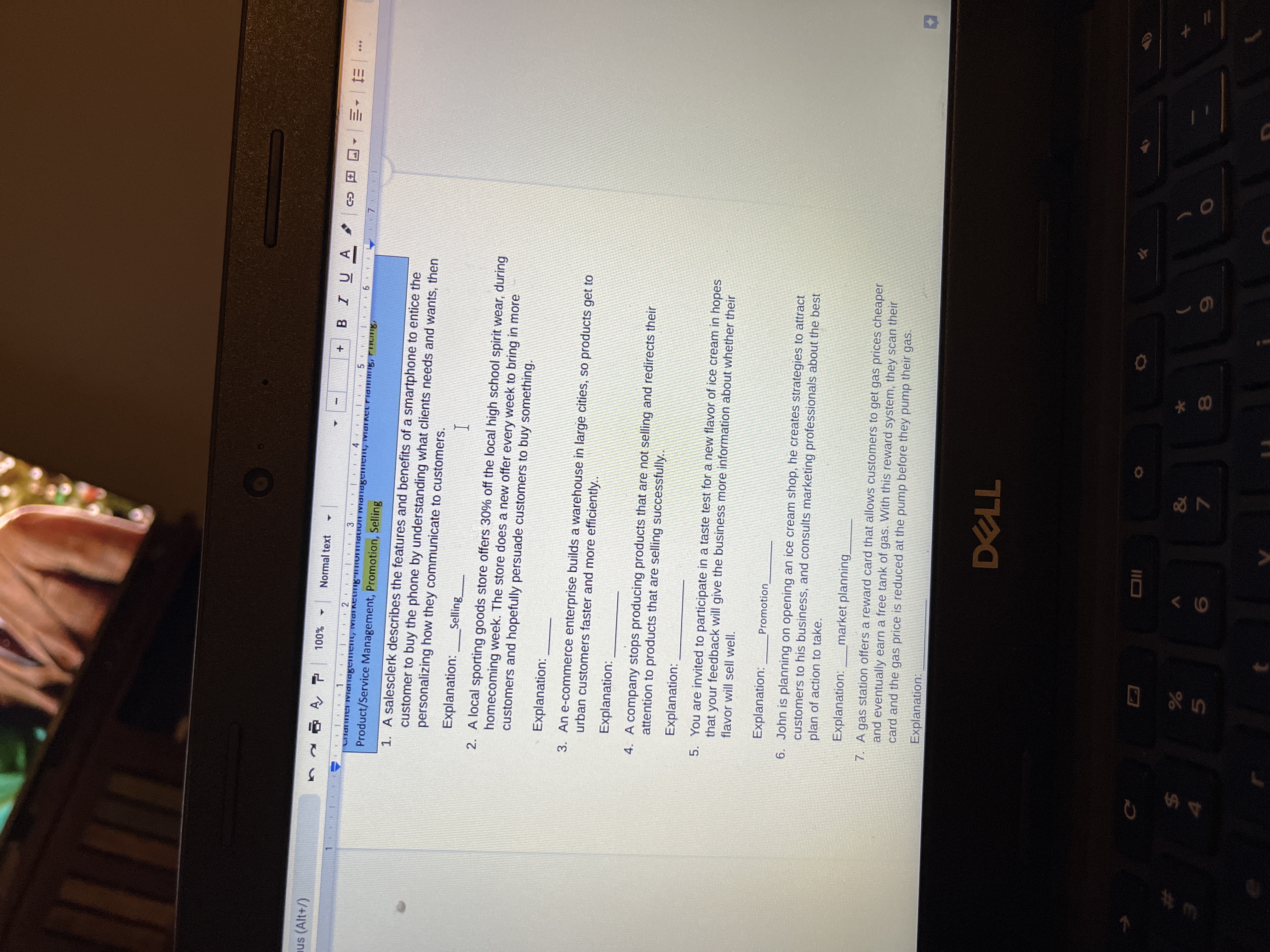 us (Alt+/) hasA 7 100% - Normal text - - + BI U