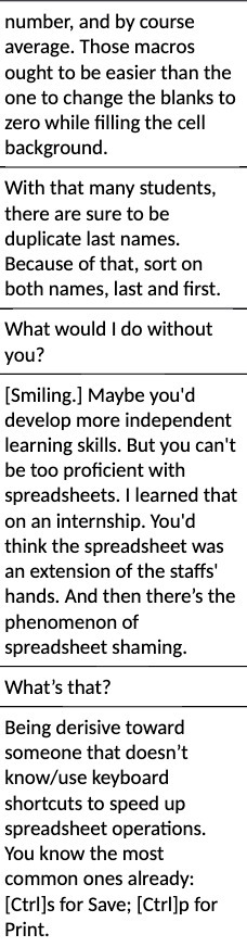 number, and by course average. Those macros ought