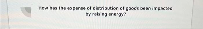 2!: 1| Haw has the expense of distribution of