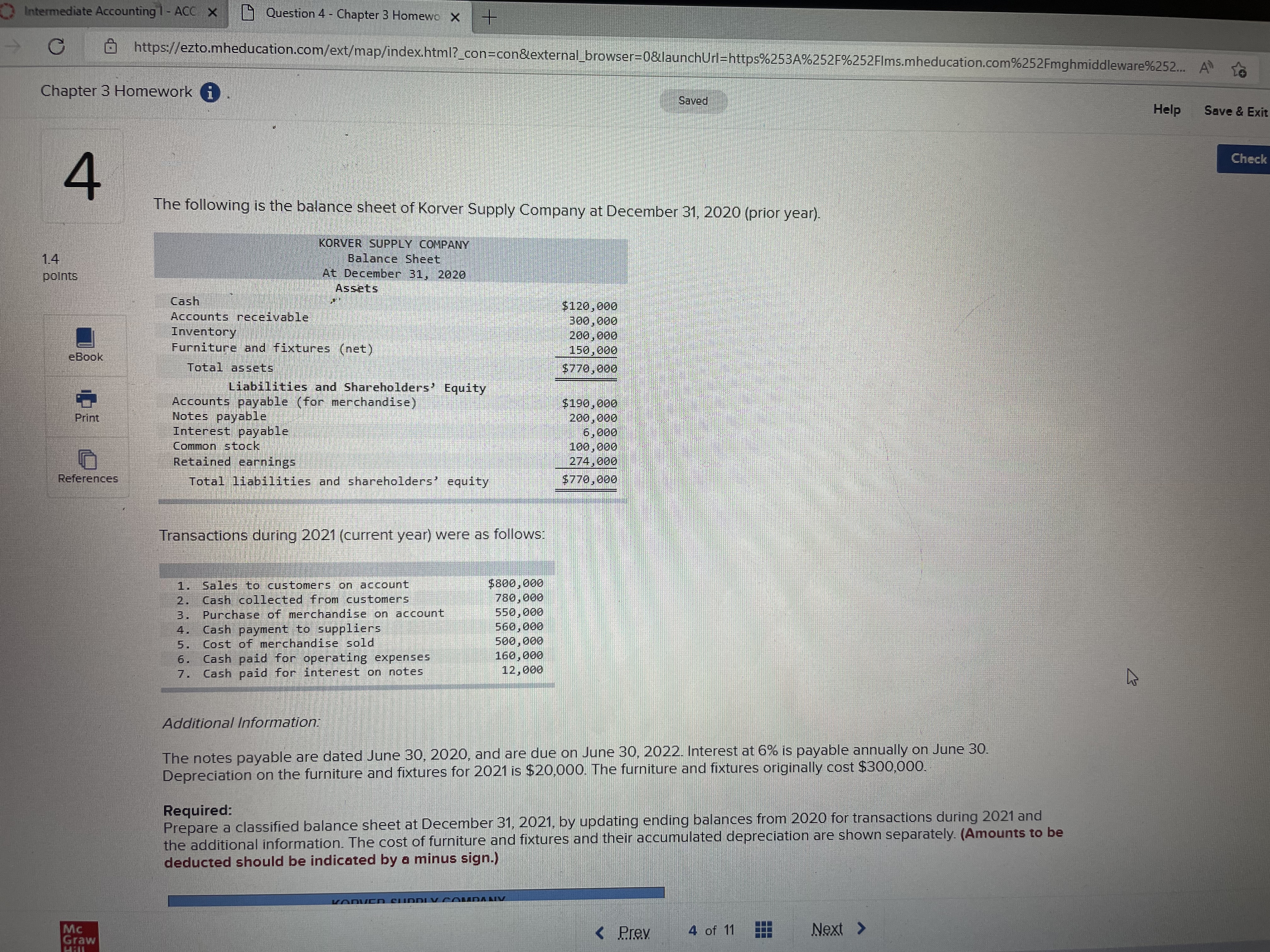 Intermediate Accounting 1 - ACC. X Question S -