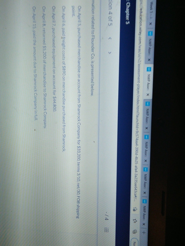 need help with this question Week 5-4 X NWP Asses