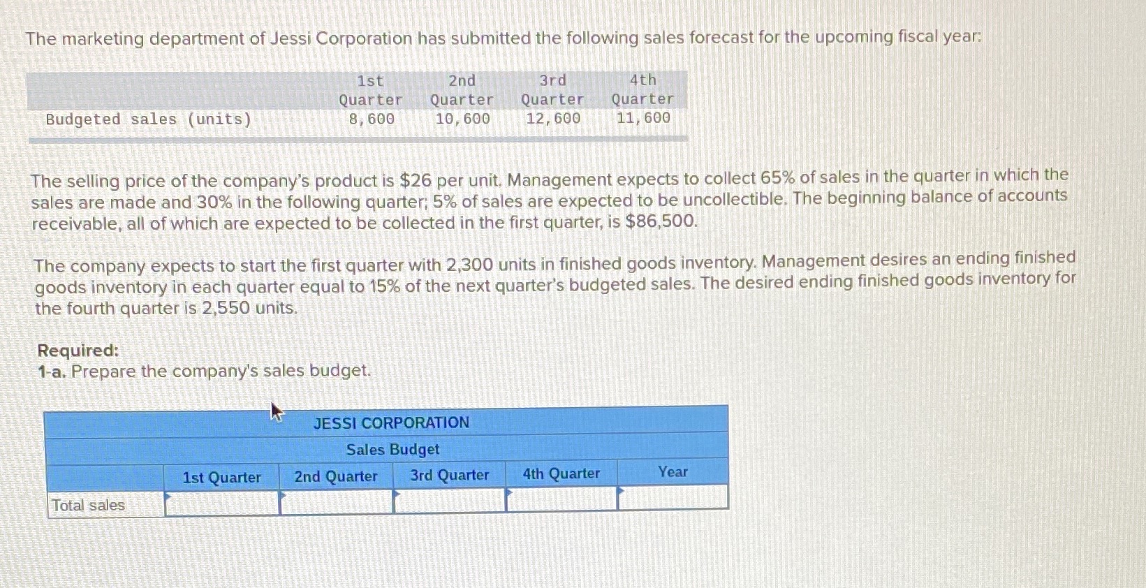 Please answer this Question 1b. Prepare a