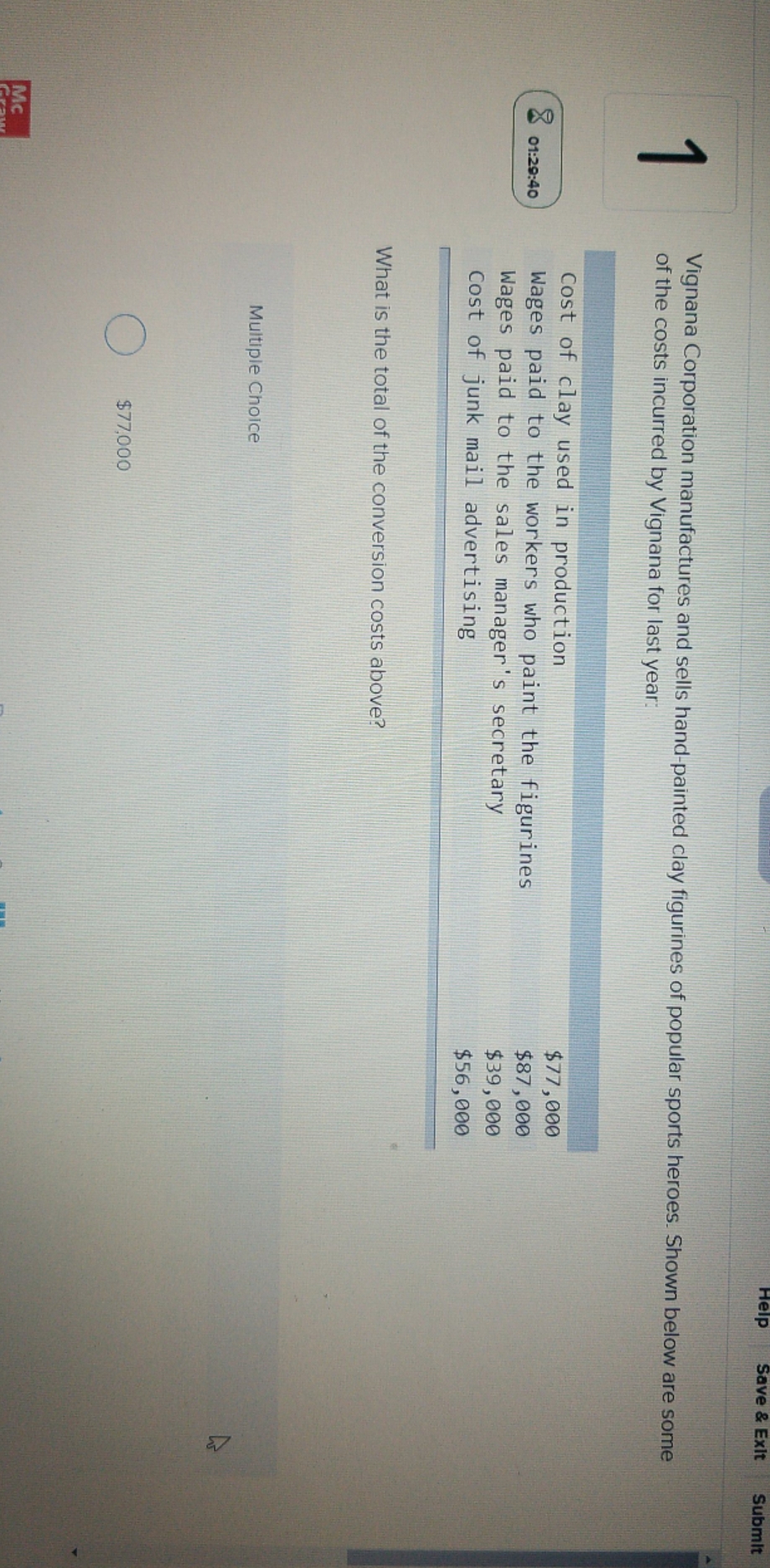 please answer this Save & Exit Submit Vignana