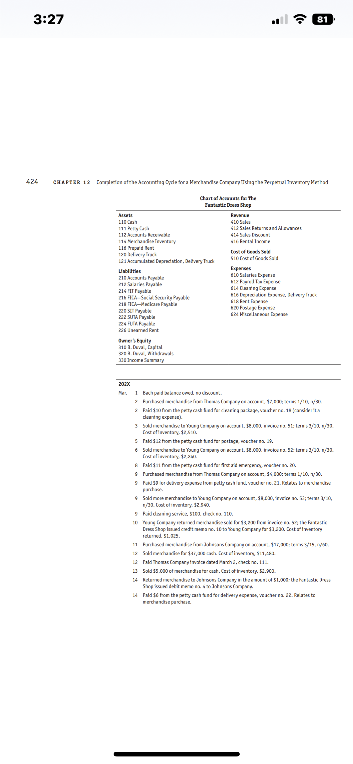 3:27 81 . . CHAPTER 12 Completion of the