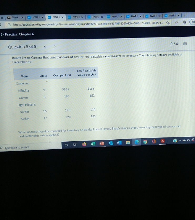 need help with this question x Week x . NWP / X