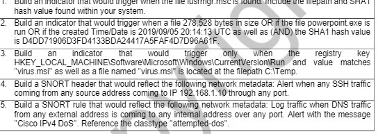 build an indicator infall would Trigger wifen the