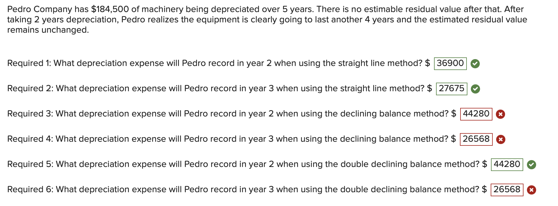 I would really need help on the boxes that are