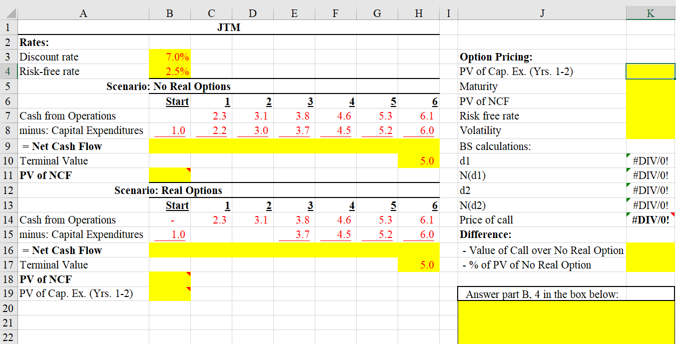 I've changed the numbers on excel so I understand