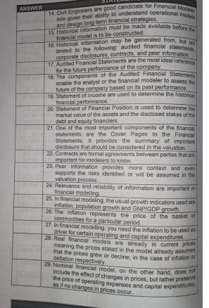 If it is false, underline the word that make it