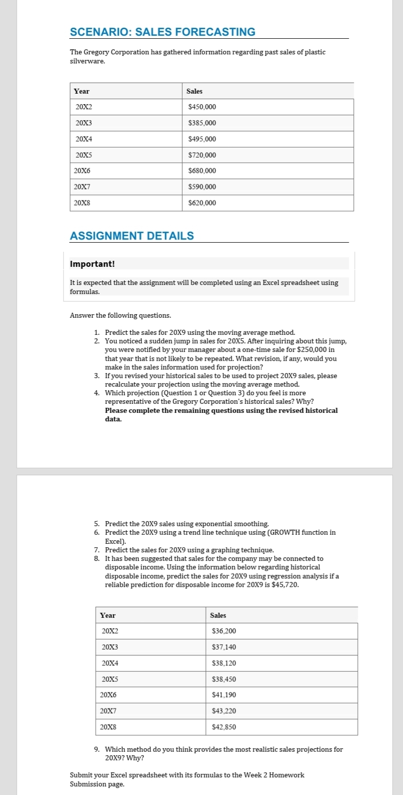 I am really needing help with parts 5-9. All