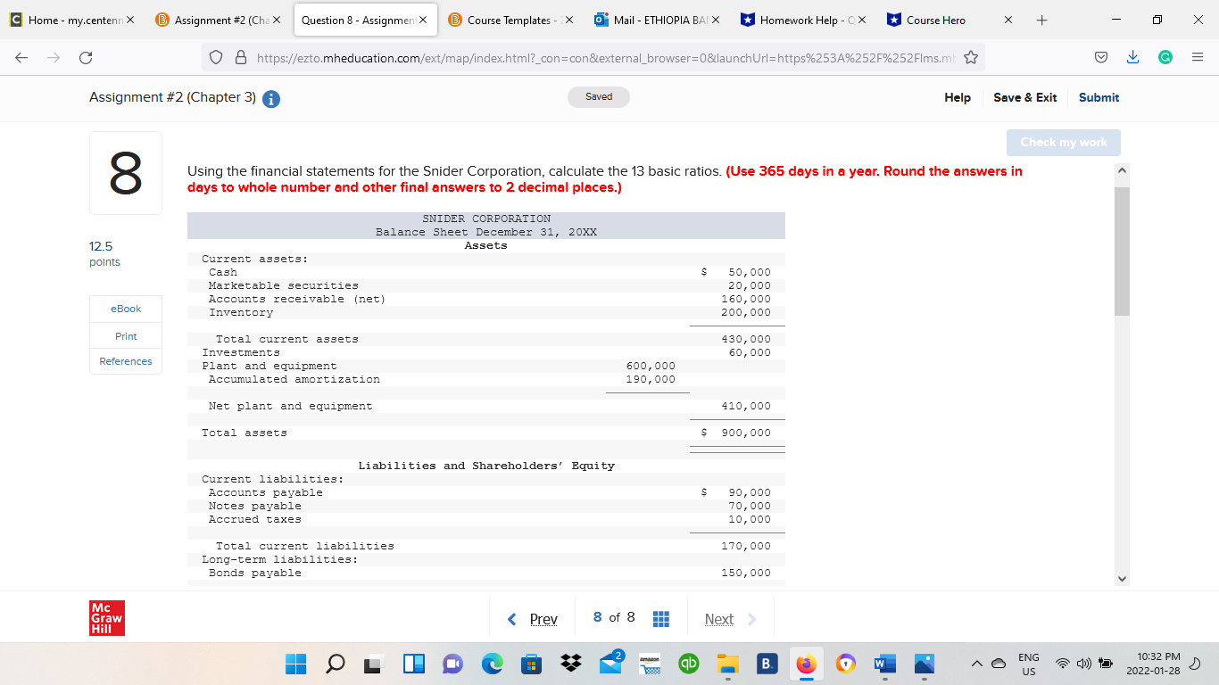 C Home - my.centenn @ Assignment #2 (Cha X