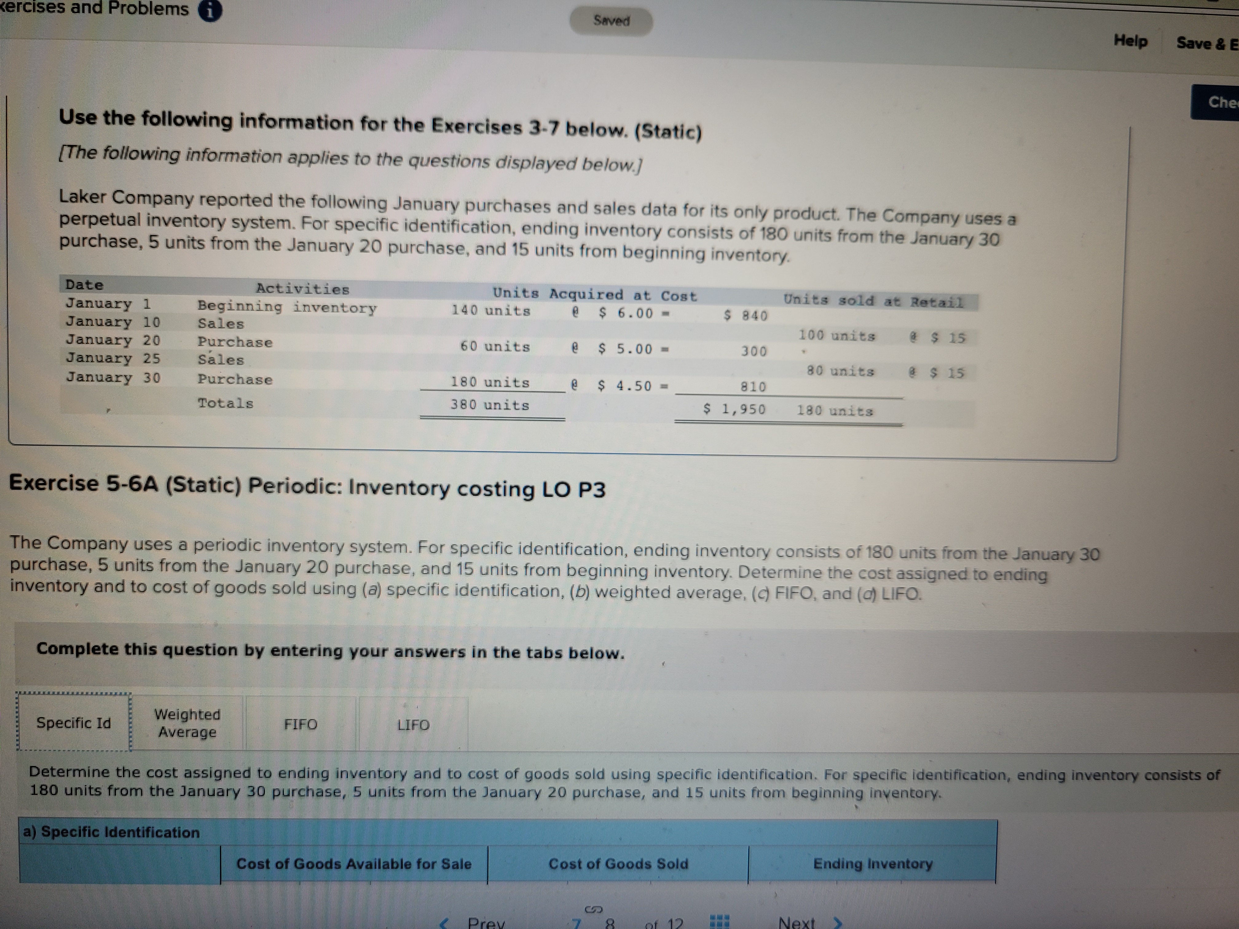 ercises and Problems i Saved Help Save & Che Use