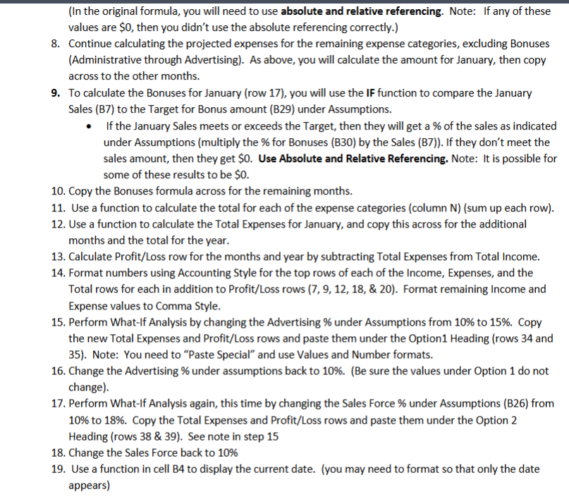 Objectives L Use IF, TODAY, NOW functions Create