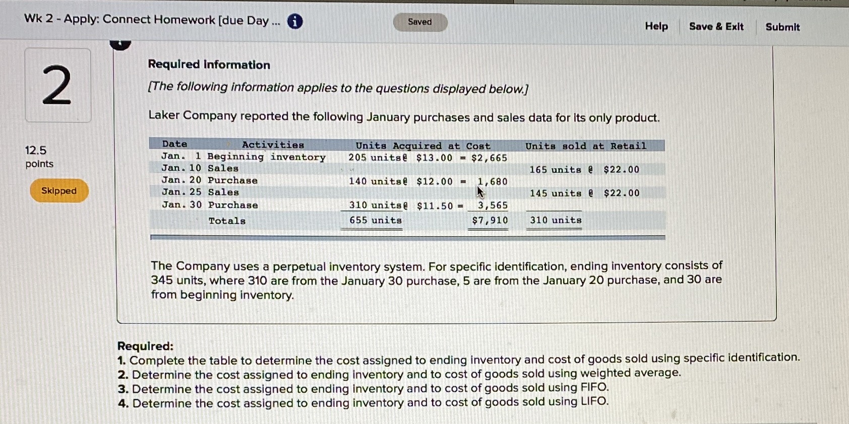 Wk 2 - Apply: Connect Homework [due Day ... i