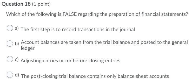 A transaction that involves the balance sheet