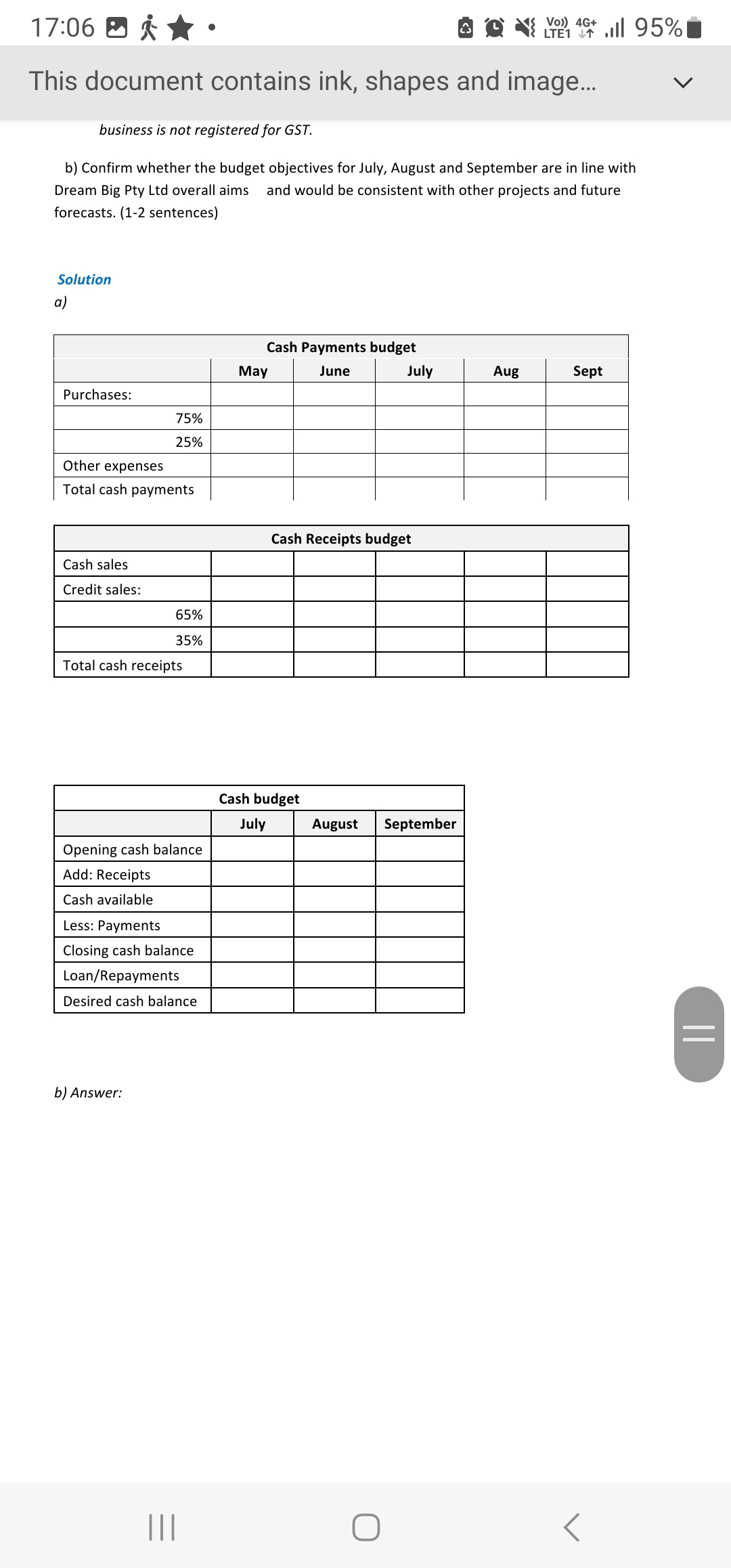 17:06 W @ - B @ &2l 95%m This document contains