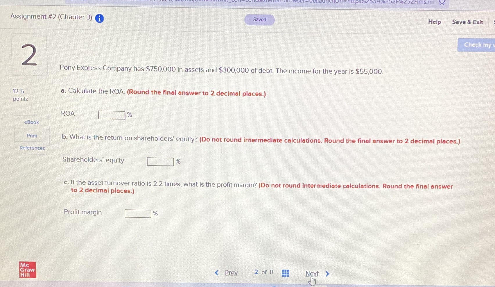 70252F96252Hims.ml Assignment #2 (Chapter 3)