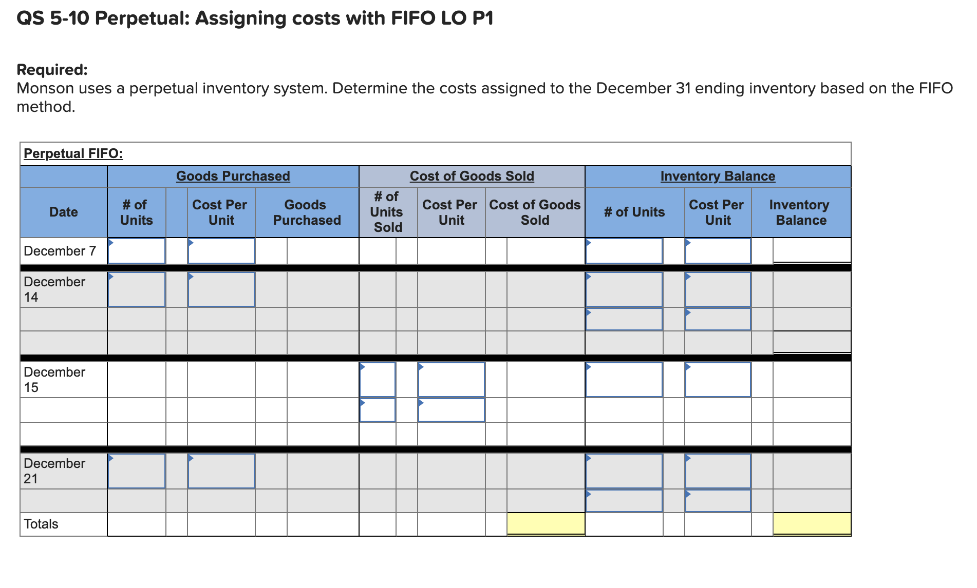 Please help Required information Use the