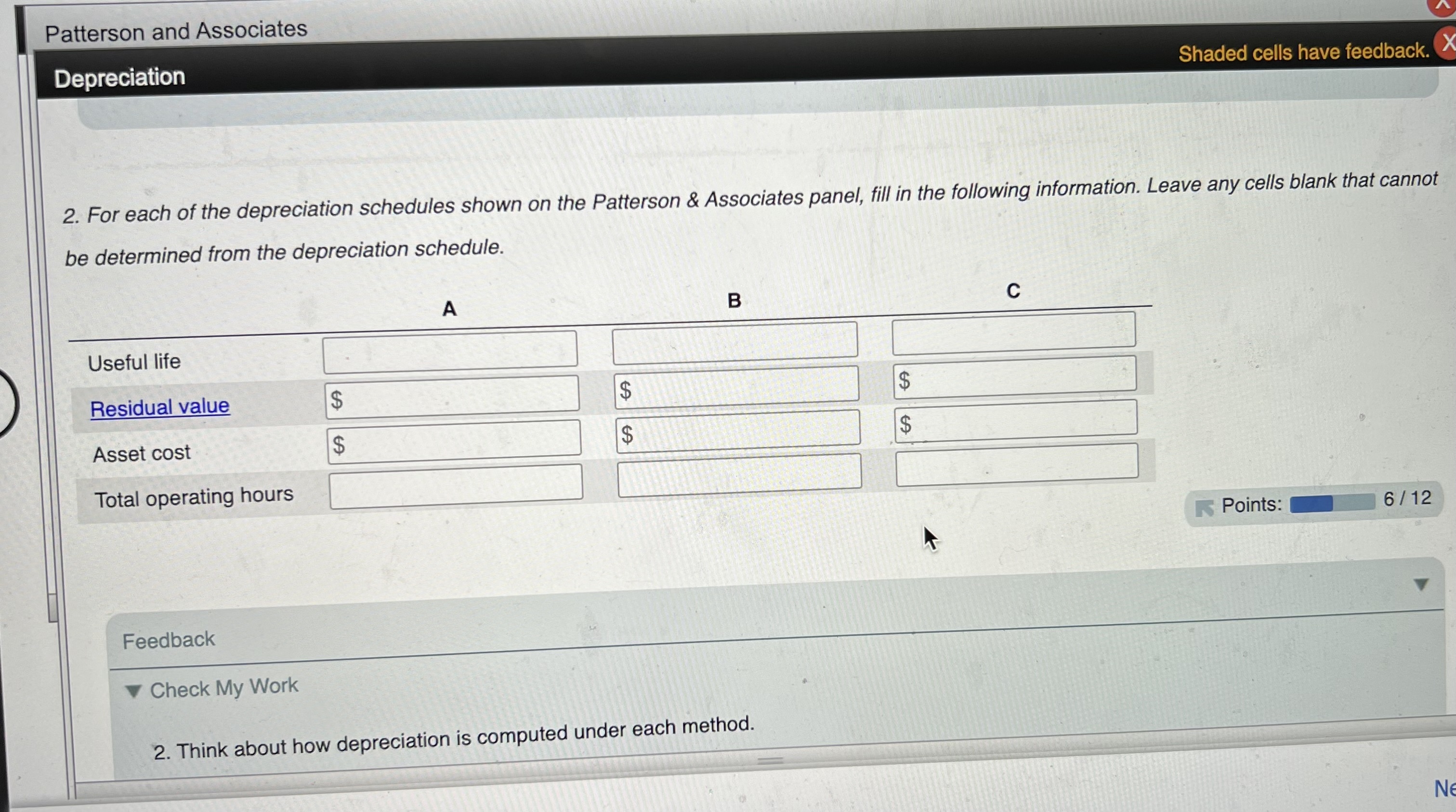 \fPatterson and Associates Depreciation 1.