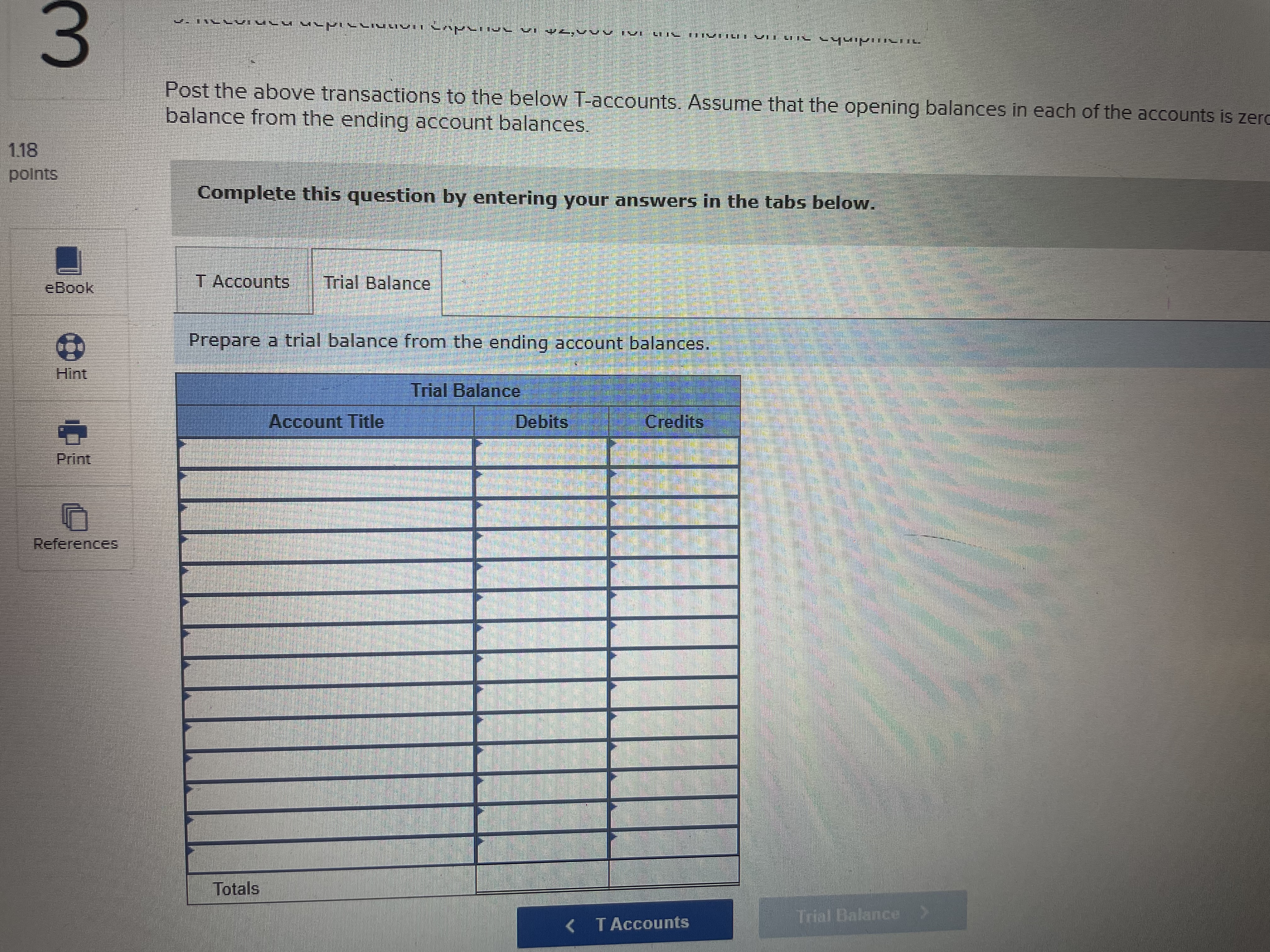 \f3 Accounts payable Notes payable Beg. Bal Beg.
