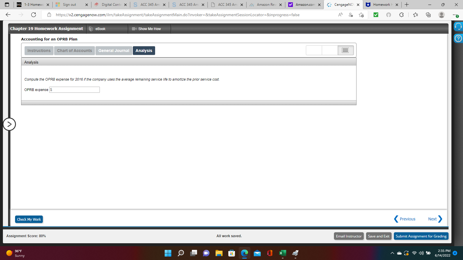 Chapter 19 Intermediate Accounting III question