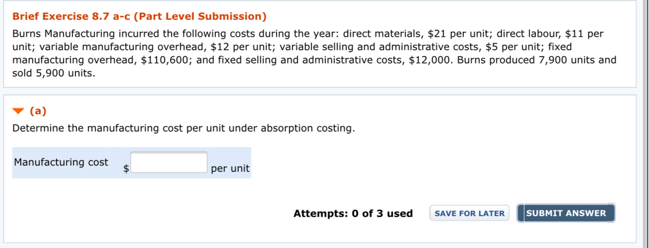 are the numbers. Don't use pencil or pen. Answers must be typed