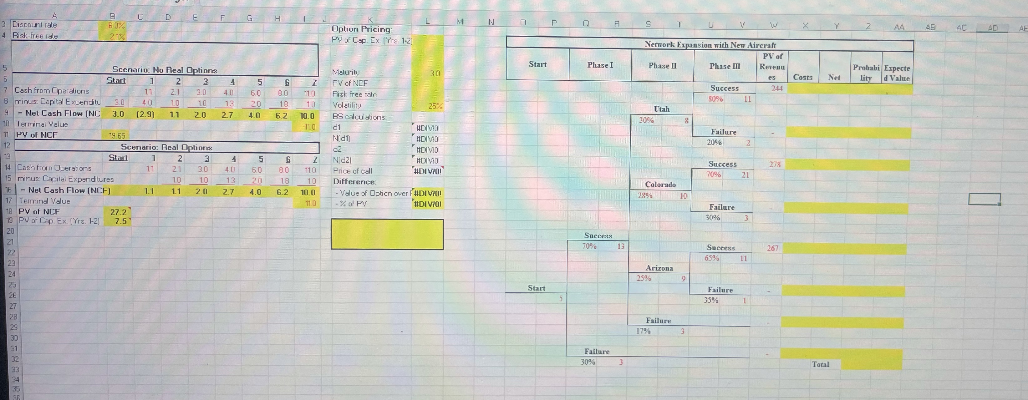 What does in the yellow large box in question #1