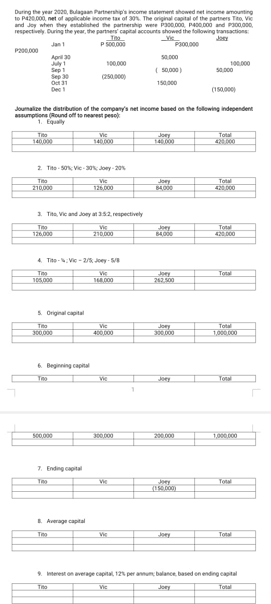 did i answer it all correctly? pls provide step