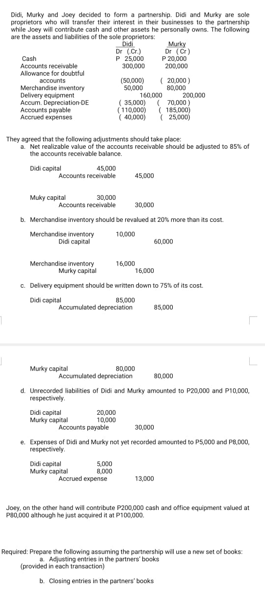 did i answer it all correctly? pls provide step