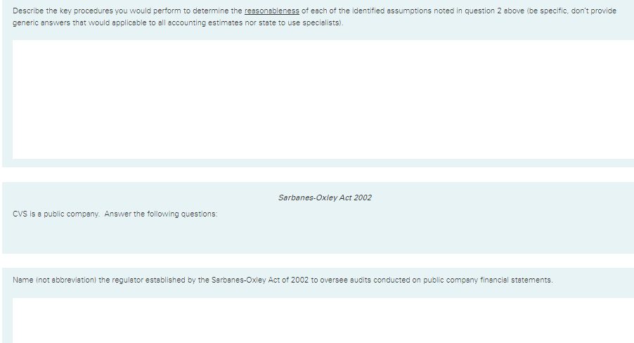 Based on the advance reading about the CVS