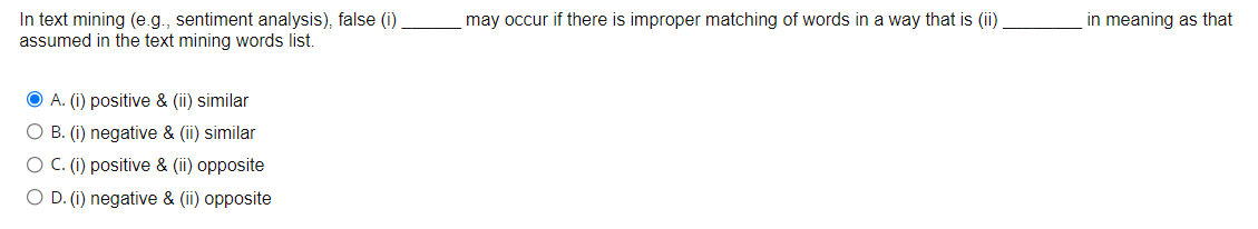 Hello, is the answer the first option? In text