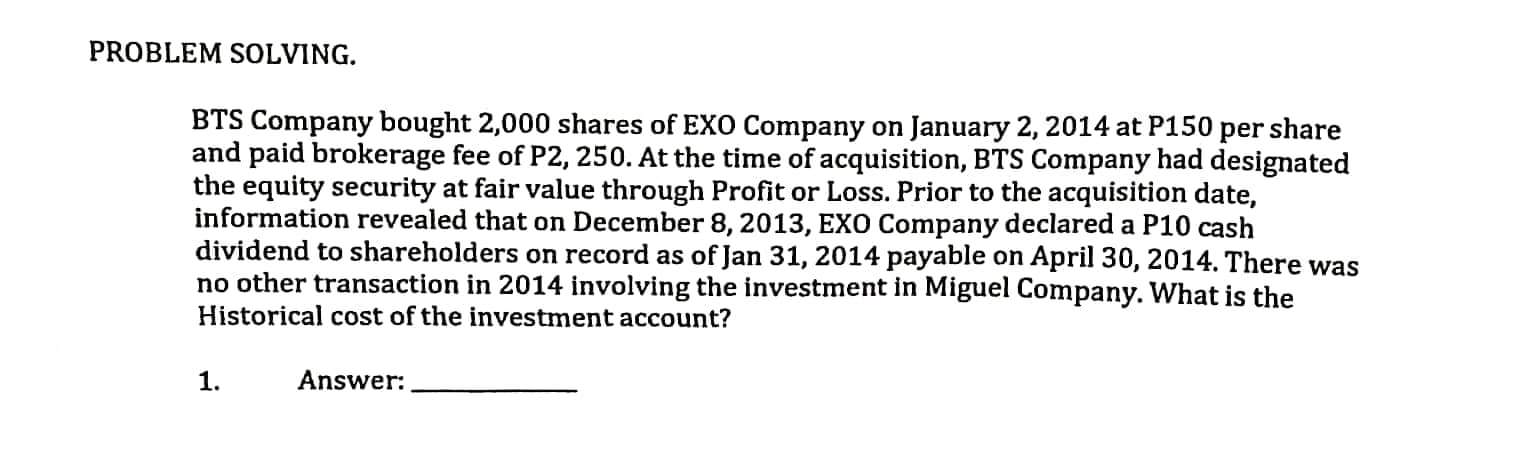 Please solve and show the complete solution of