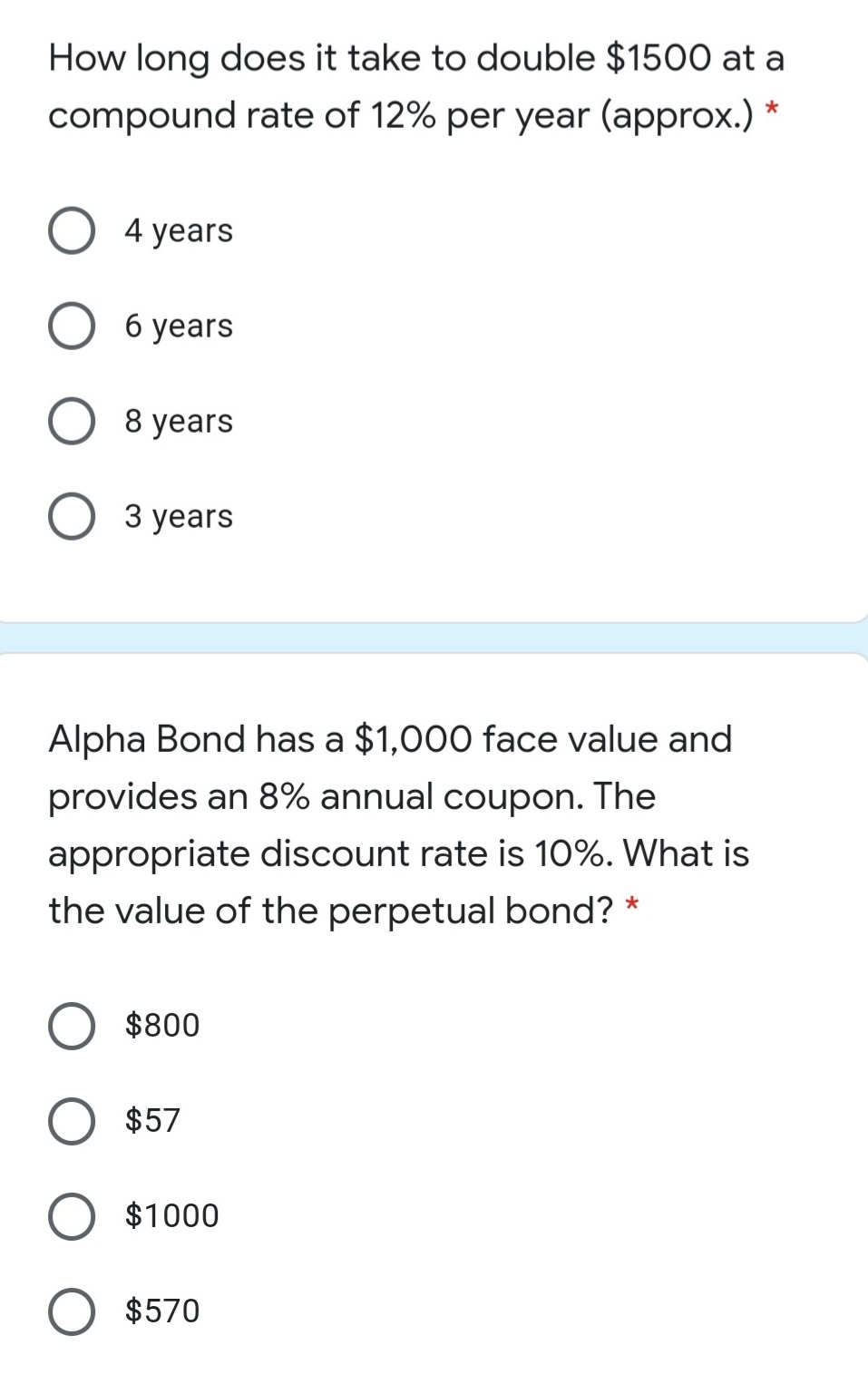 Financial management mcqs How long does it take