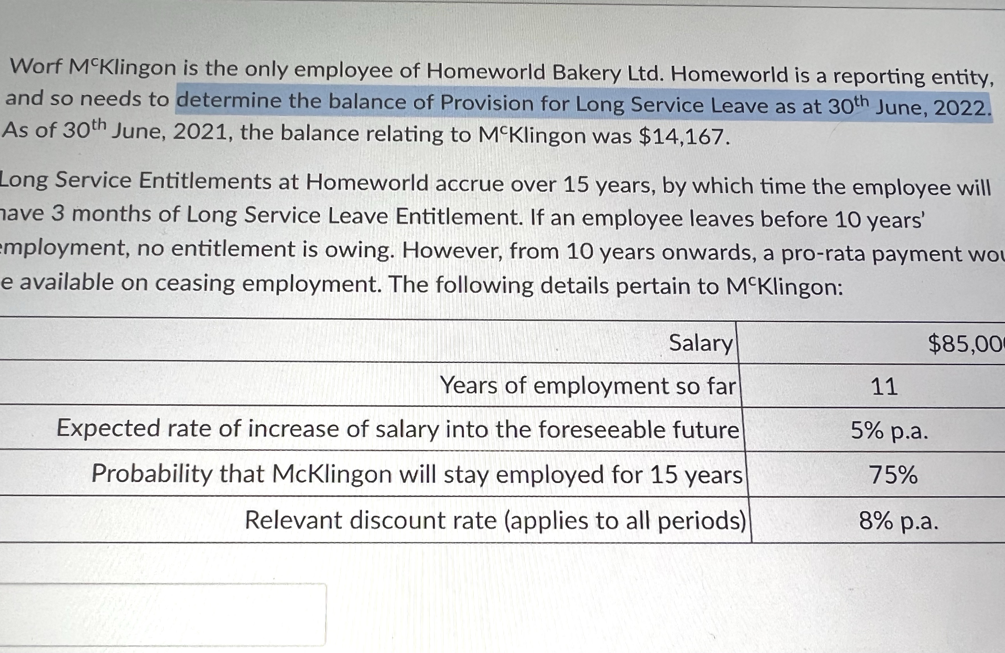 question highlighted Worf McKlingon is the only